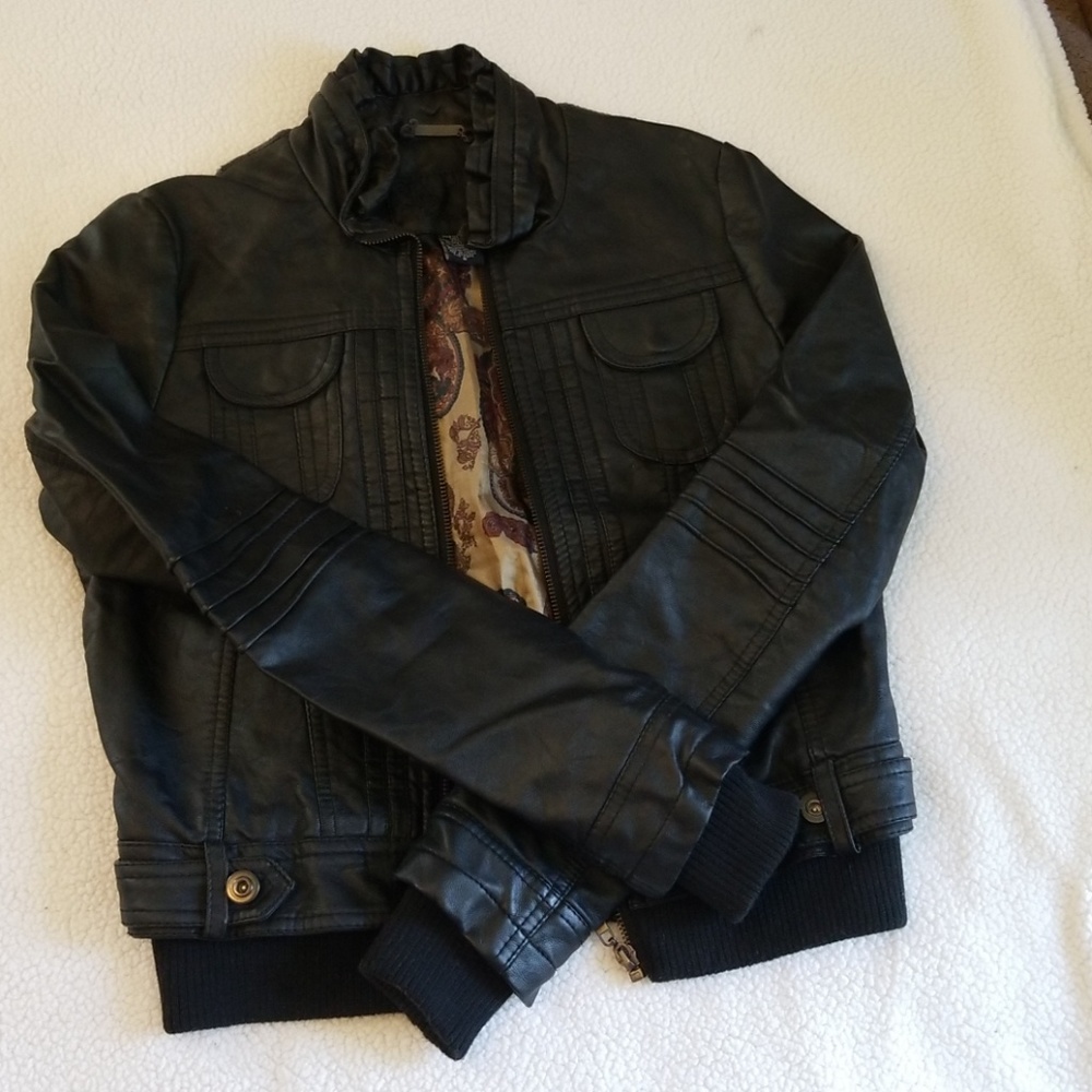 Black "leather" Jacket